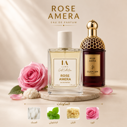 Rose Amera |روز اميرا - إصدار LA LUMA الفاخر - قولد كولكشن - 50 مل