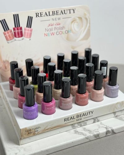 مناكير بديل بلوفير 24 قطعه كرتون رسوم ورد بيج