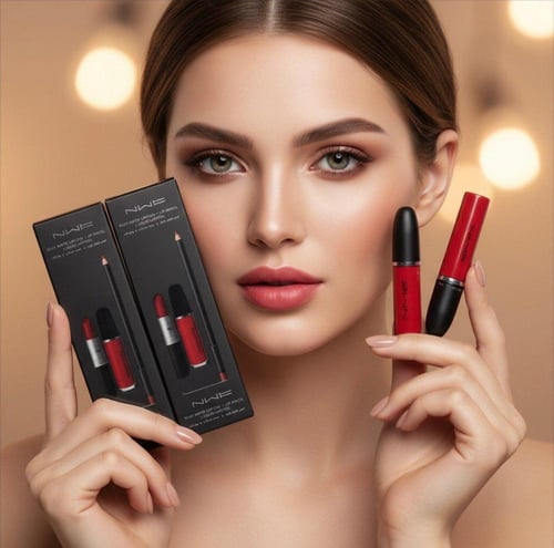 ستاند بكجات الشفايف (روج كريمي_محدد شفايف+ روج سائ...