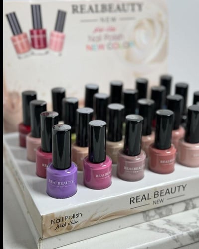 مناكير بديل بلوفير 24 قطعه كرتون رسوم ورد بيج