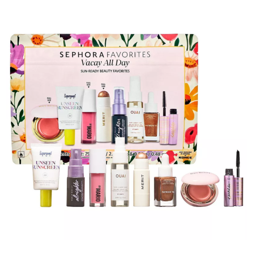 سيفورا مجموعة مكياج وعناية بالبشرة فاكاي ال داي 8...