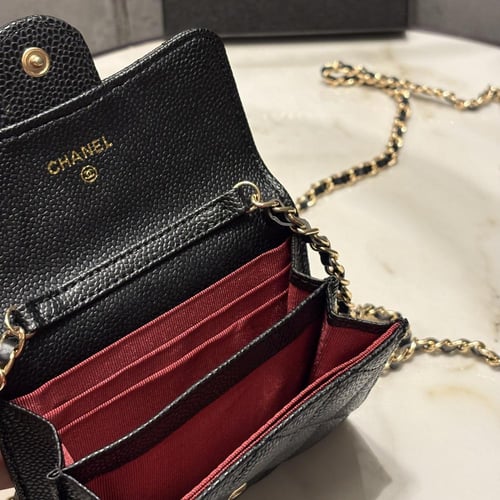 محفظه شانيل سوداء داخلي عودي