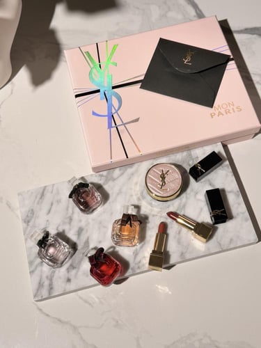 مجموعة سان لوران ميني ٧.٥ مل مع الكرت والكيس
