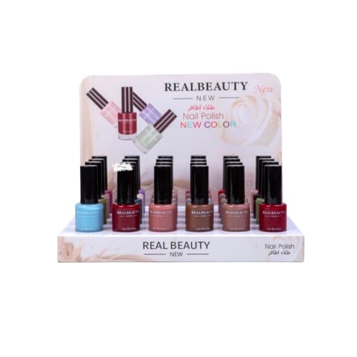 مناكير بديل بلوفير 24 قطعه كرتون رسوم ورد بيج