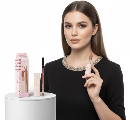 بكج الشفايف بديل سيفورا (روج كريمي_محدد شفايف) الل...