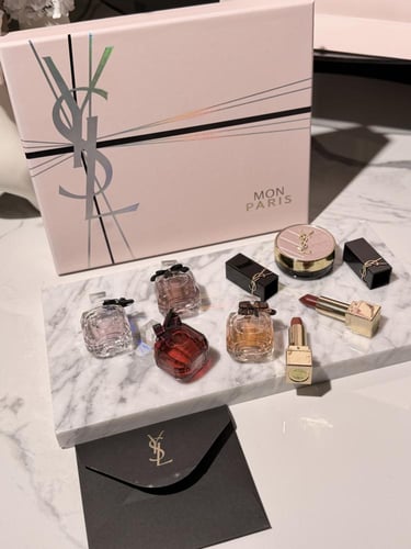 مجموعة سان لوران ميني ٧.٥ مل مع الكرت والكيس