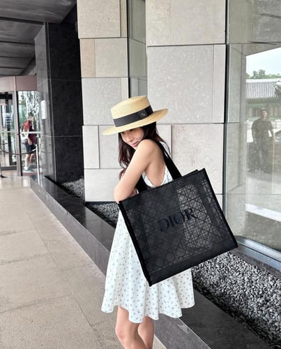 شنطة يد ديور نسائي (اسود) الجديده نيو كولكشن