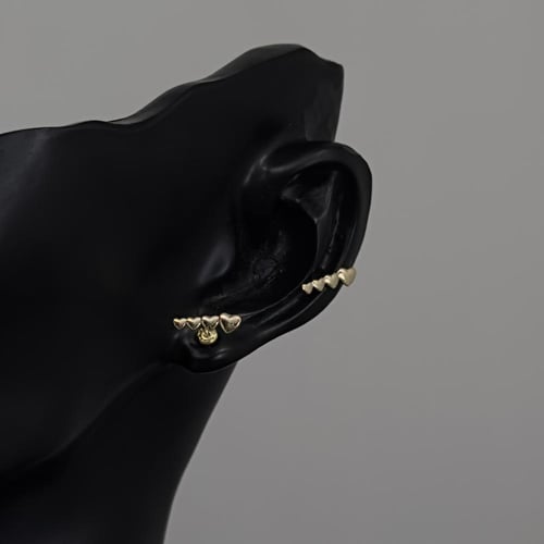 حلق ذهب ناعم