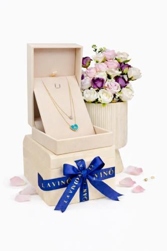 بكج قلب فيروز – هدية ذهب