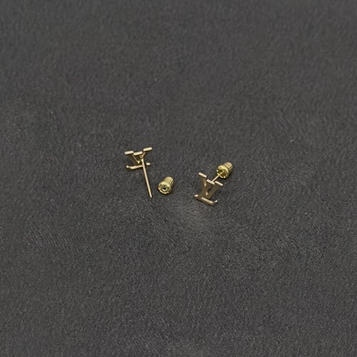 حلق ذهب ناعم