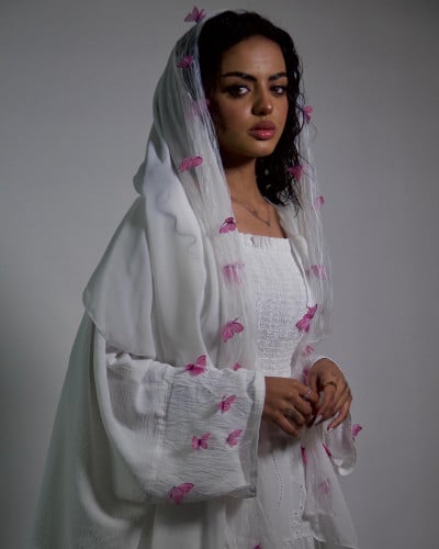 Butterfly abaya