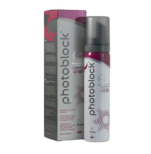 ديرما بيلا فوتوبلوك رغوة واقي شمس SPF 50 (75 مل)