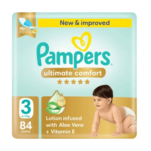 حفاضات بامبرز التيميت كومفورت بريميوم مقاس 3 (84 ح...