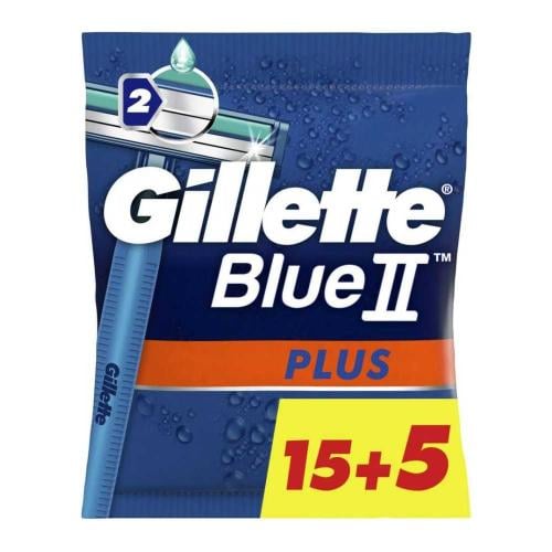 جيليت بلو II بلس شفرات للاستعمال مرة واحدة للرجال