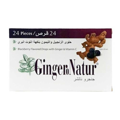 حلوى زنجبيل عشبية من جينجروناتشر بالليمون وفيتامين...