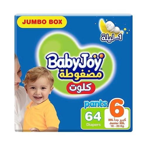 بيبي جوي كلوت، مقاس 6، كبير جداً، 16+ كغ، الصندوق...