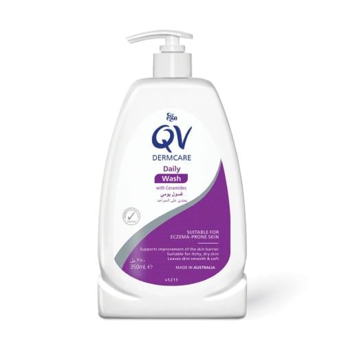 غسول QV ديرمكير اليومي للبشرة الحساسة 350 مل