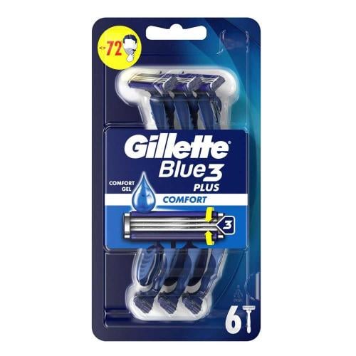 ماكينات حلاقة بلو 3 كول من جيلايت، 6 قطع