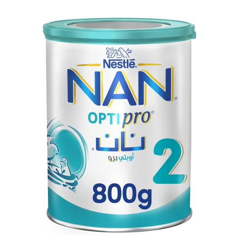 حليب نان للأطفال أوبتي برو رقم 2 حجم 800 جرام