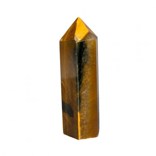 Tiger's eye obelisk stone