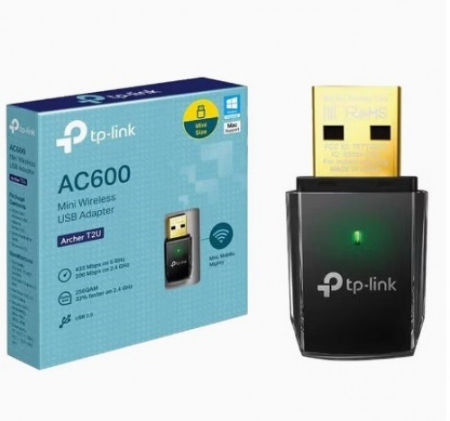 محول شبكة لاسلكي tp-link AC600 T2U Nano