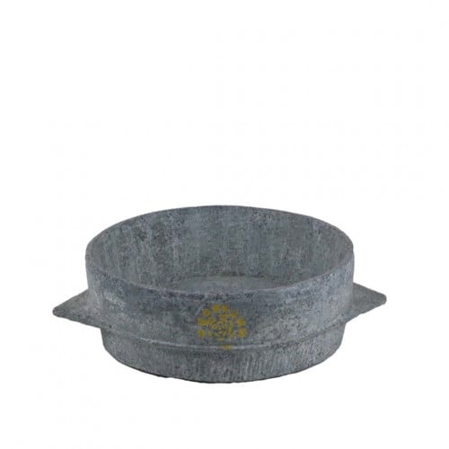 مدهن مغش بطبعة ذهبية - كبير 37سم