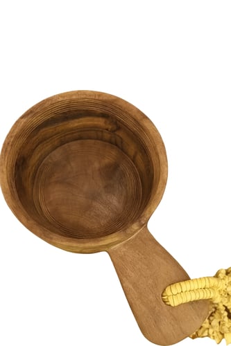 قدح من الخشب سعة صغير