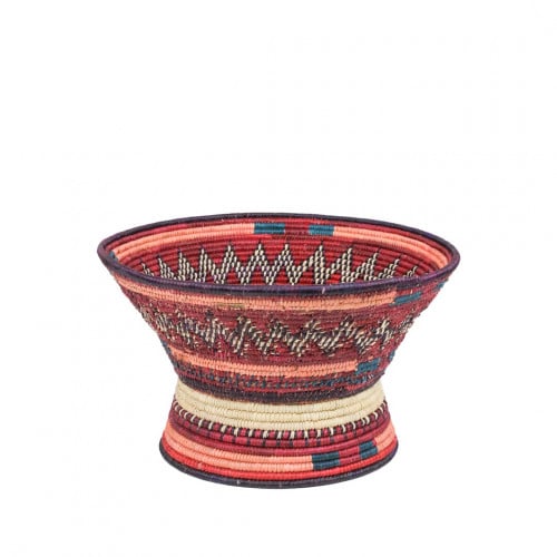 مطــرح مُزين بالتطريز الشعبي - وسط مقاس 28سم