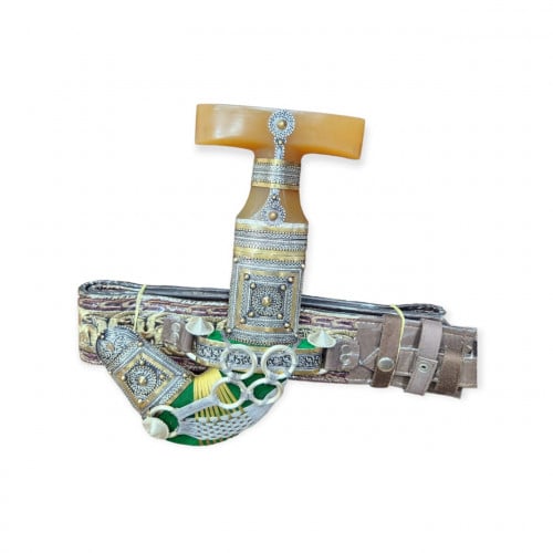 جنبيه خنجر مزينه بفضه