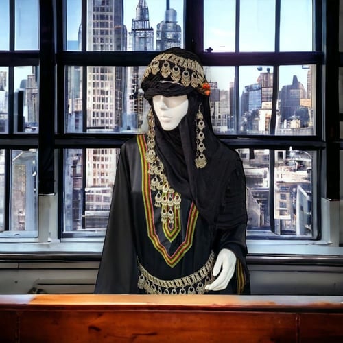 ثوب مكمم بنات مقاس 42 -50