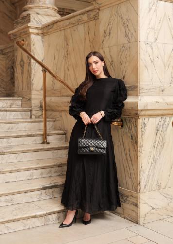 فستان غيم اسود