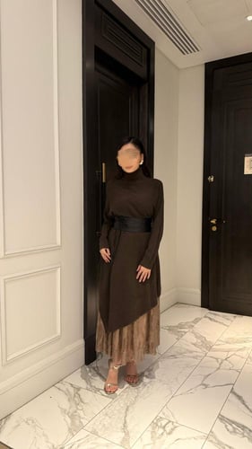 طقم لورينزا بني