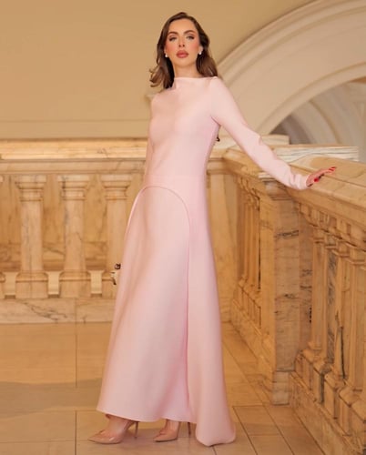 فستان بينك باودر