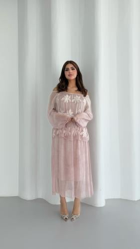 فستان هالة وردي