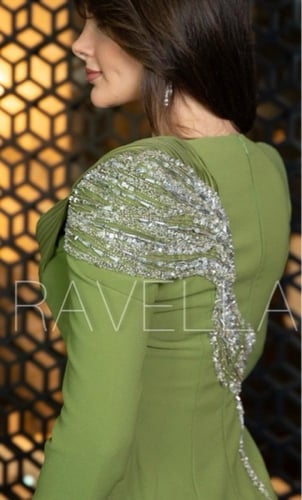 فستان غرين ديفا اخضر فاتح