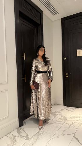 فستان سيلفر ترتر