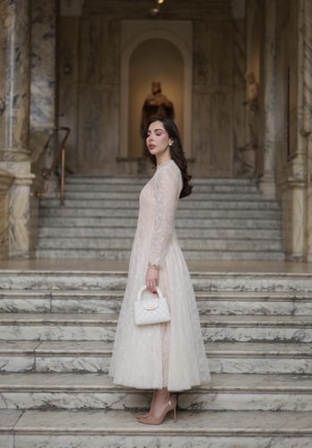 فستان لوسين اوف وايت