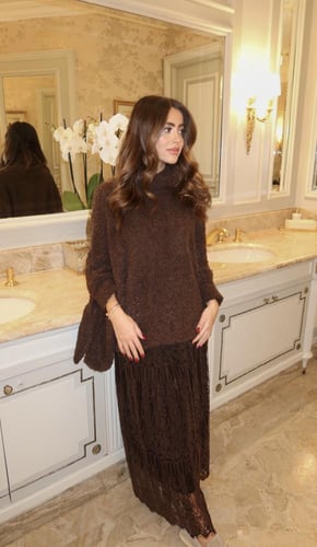 طقم سوفت ويف بني