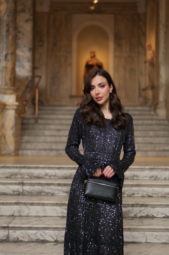 فستان وهج بلو