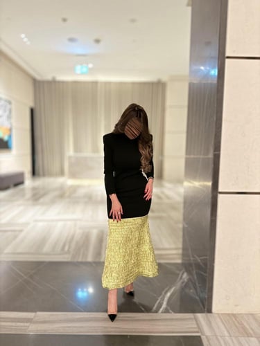 فستان سَدَن ذهبي