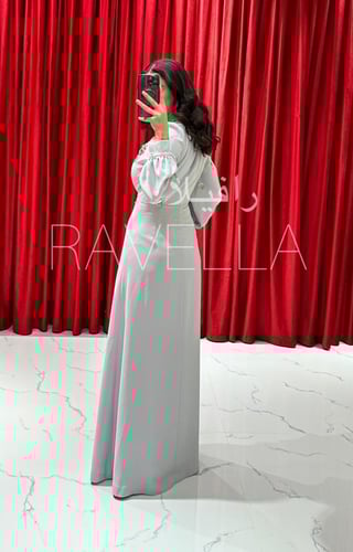 فستان كريب بكرستال