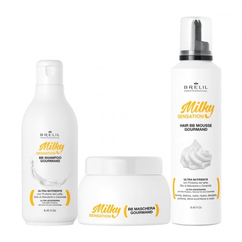 مجموعة الشعر ببروتين الحليب BRELIL MILKY
