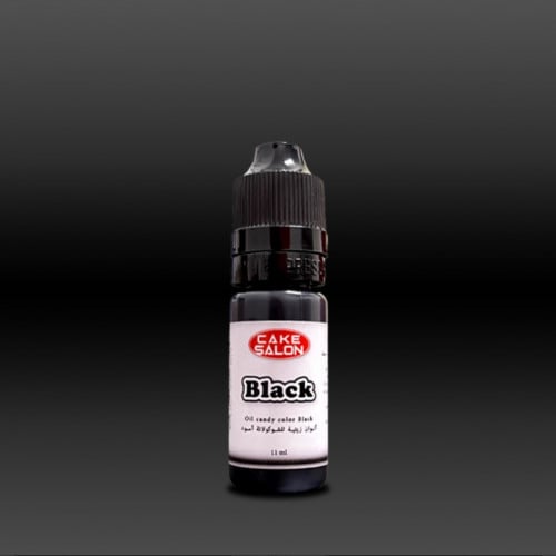 لون اسود زيتي للشوكولاتة