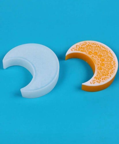 قالب سيليكون هلال صغير