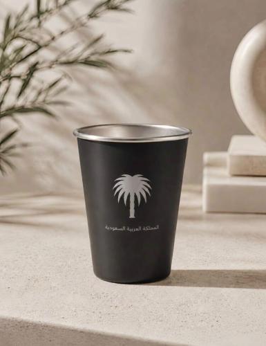 كوب ستيل اليوم الوطني اسود