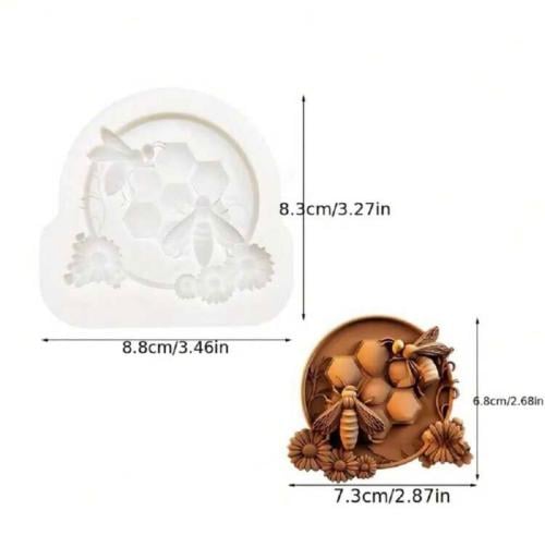 قالب سيليكون على شكل خلية نحل