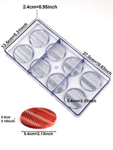 قالب اكريلك دائري رفيع 8ف