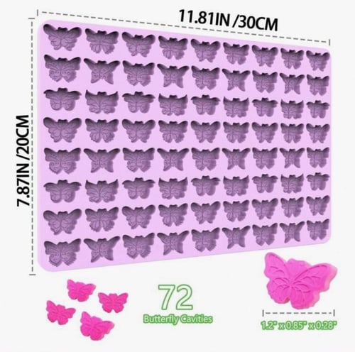 قالب سيليكون فرشات 72 فتحة