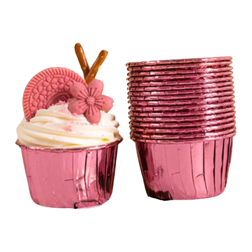 اكواب ورق لون وردي فوشي