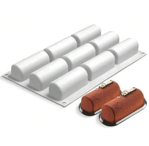 قالب سيليكون نصف اسطواني 6ف